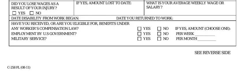 step 3 to finishing geico pip application form