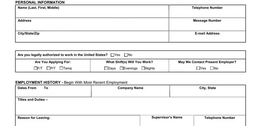 idaho employment application gaps to fill out