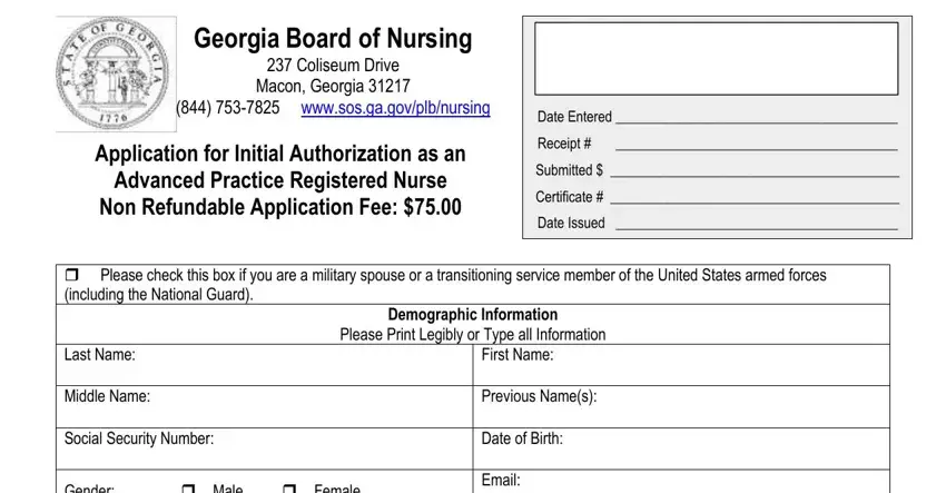 Filling Out Georgia Board Of Nursing Application Part 3.webp