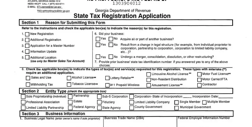 step 1 to filling in print state tax forms 2020
