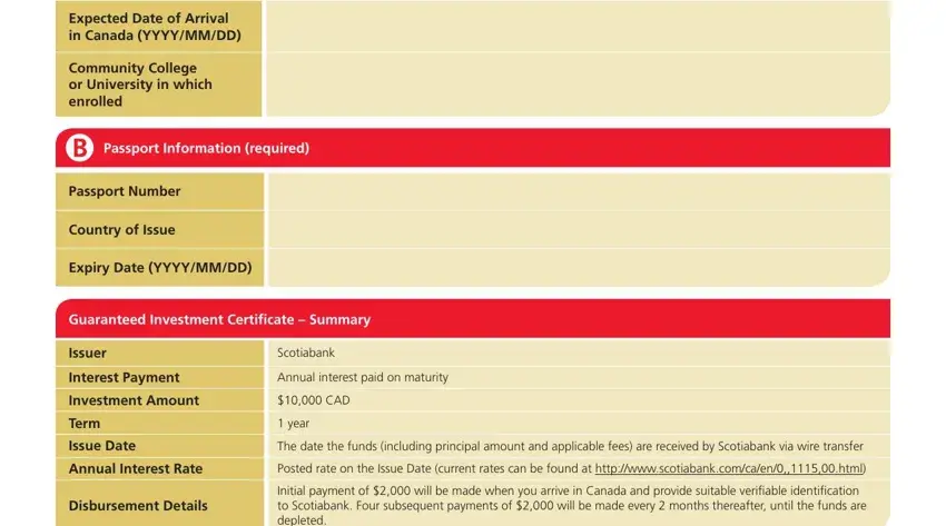 stage 3 to entering details in gic certificate time 2019