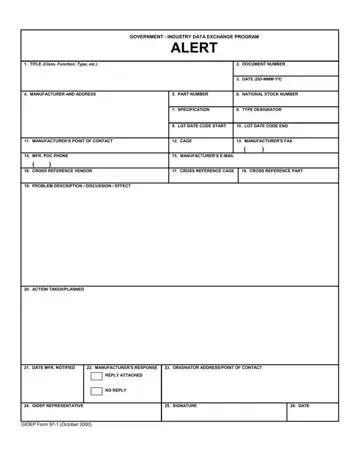 Gidep Form 97 1 Preview
