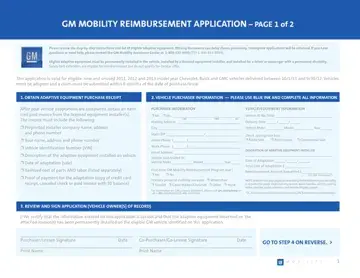 Gm Mobility Form Preview