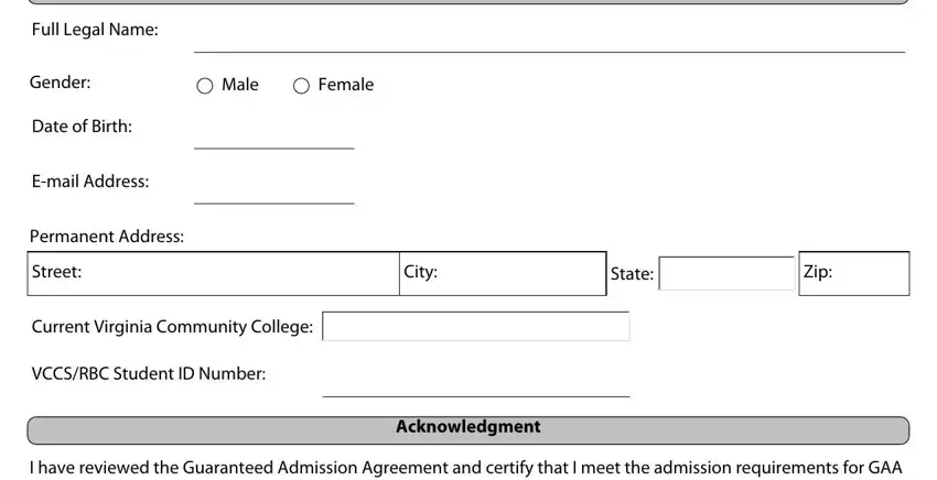 admission agreement gaa intent gaps to consider
