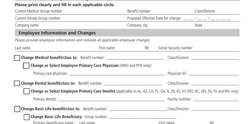 employee form gaps to complete