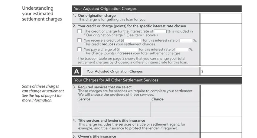 Good Faith Estimate Form Fill Out Printable PDF Forms Online