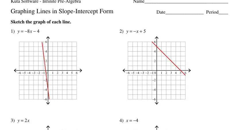 Graphing Slope Intercept Form ≡ Fill Out Printable PDF Forms Online