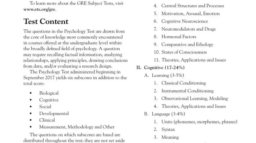part 2 to completing gre psychology practice test pdf