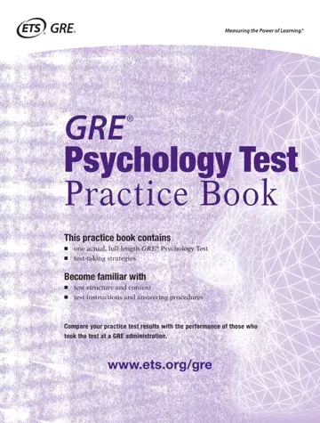 Gre Psychology Test Book Preview