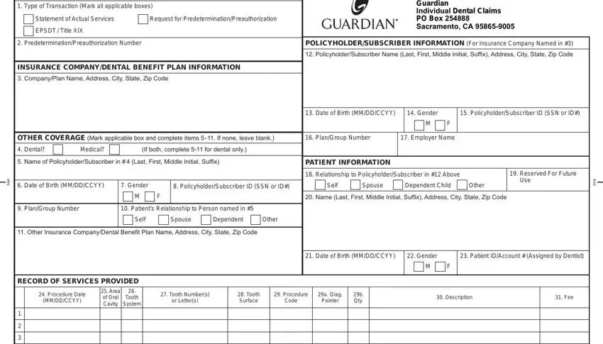 stage 1 to completing guardian anytime dental provider login