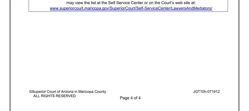 temporary custody form arizona The SelfService Center also has a, Superior Court of Arizona in, Page  of, and JGTh fields to fill