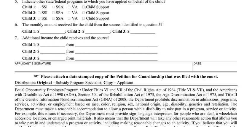 Filling out CHILDS part 2