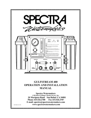 Gulfstream 400 Spectra Form Preview