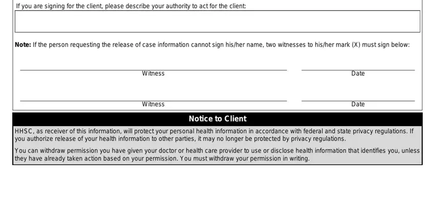 Filling out texas form 1836 a part 4