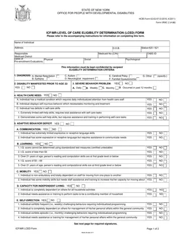 Hcbs Form 02 02 97 Preview
