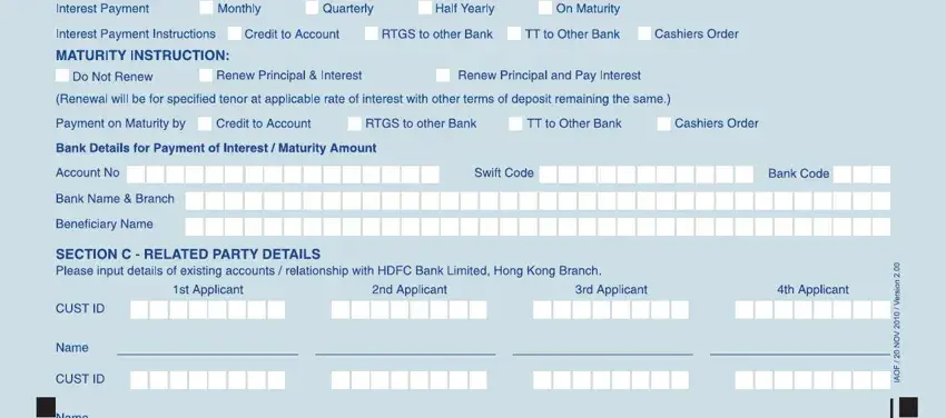 Hdfc Bank Account Opening Form ≡ Fill Out Printable Pdf Forms Online 3645