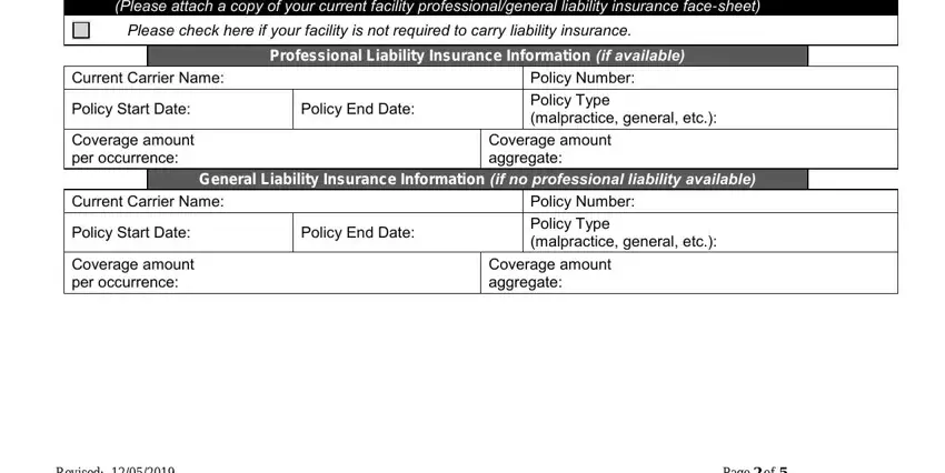 Filling out hdo application step 3