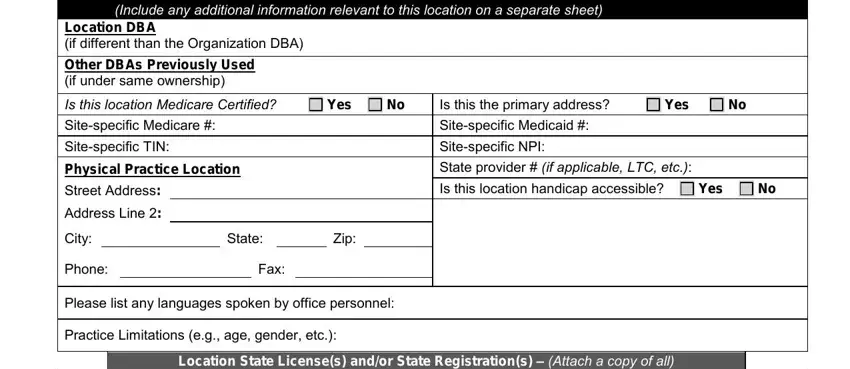 Entering details in hdo application step 4