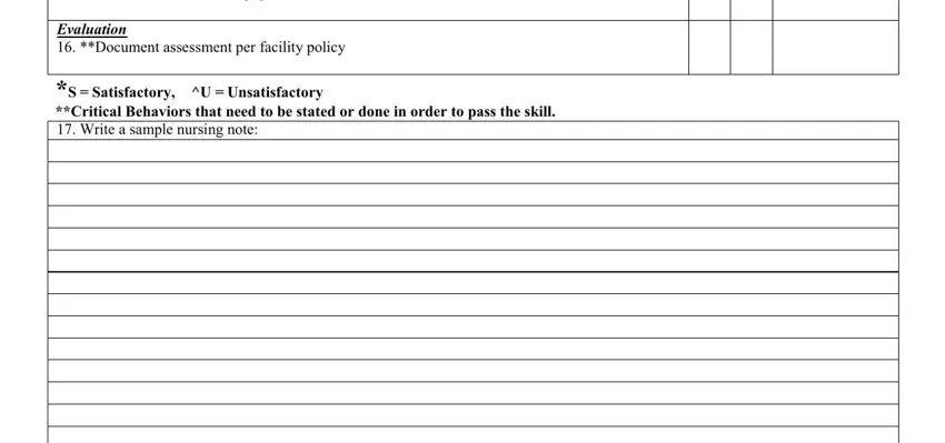 stage 4 to filling out head to toe assessment