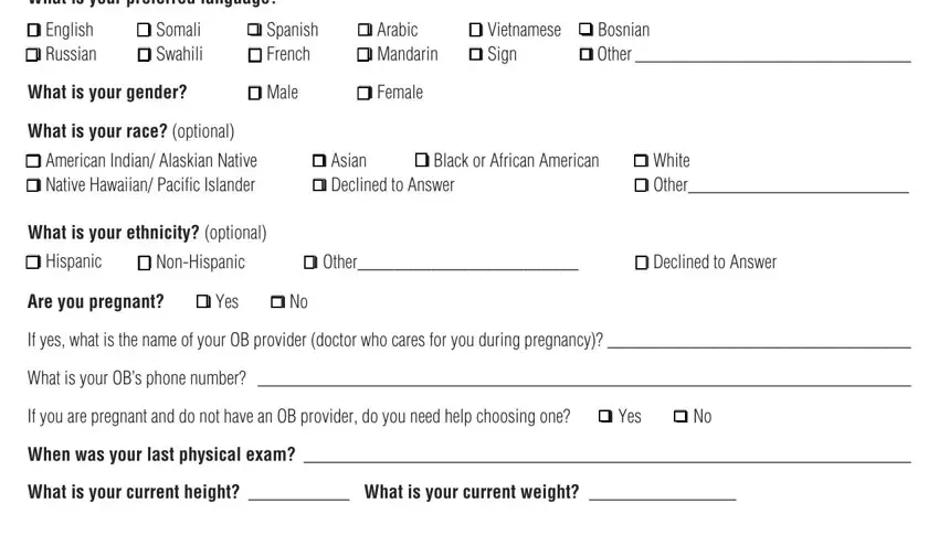 step 2 to finishing medicare health risk assessment questionnaire form