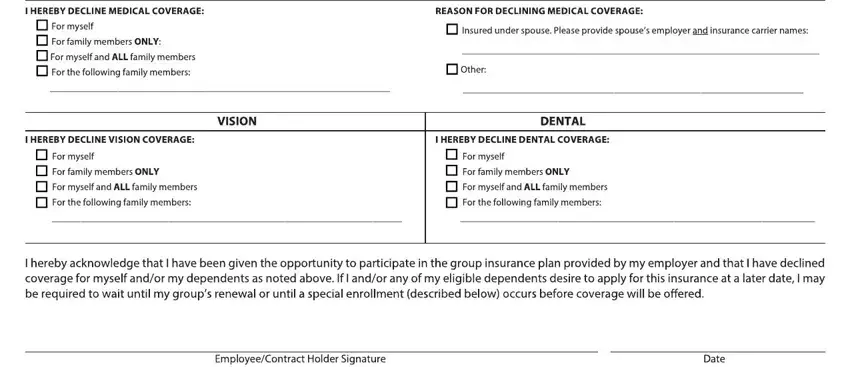 Finishing highmark enrollmentr form step 5