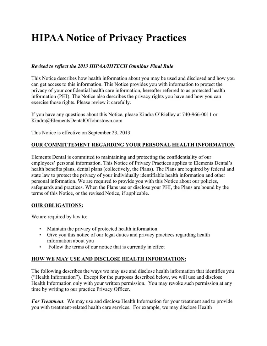 Hipaa Form Dental Office Fill Out Printable PDF Forms Online