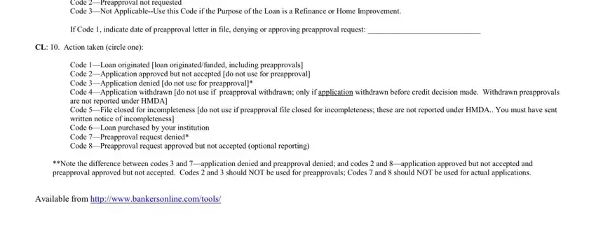 Completing hmda collection form part 3