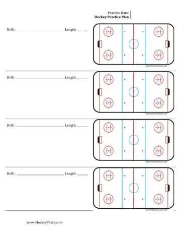 Hockey Practice Plan Form Preview