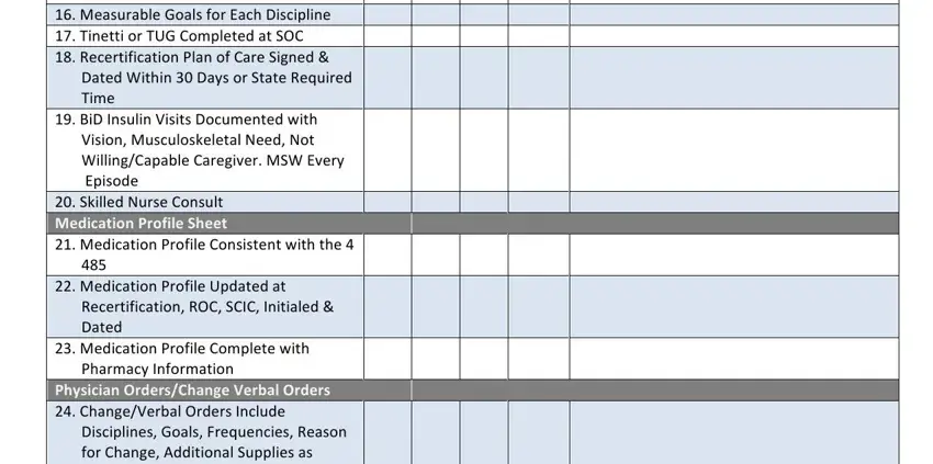 Plan of Care   Plan of Care Signed in home health chart audit tools