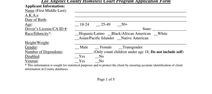 homeless court for traffic tickets spaces to complete