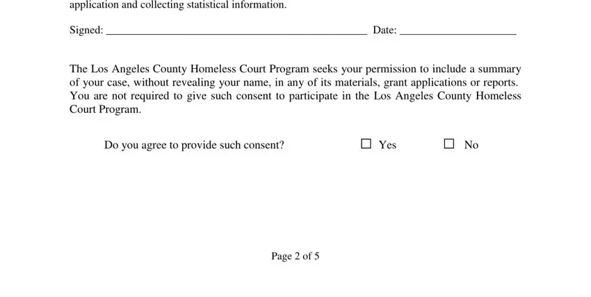 step 3 to completing homeless court for traffic tickets