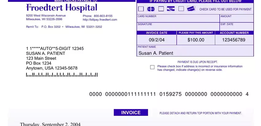 Hospital Bill Form ≡ Fill Out Printable PDF Forms Online