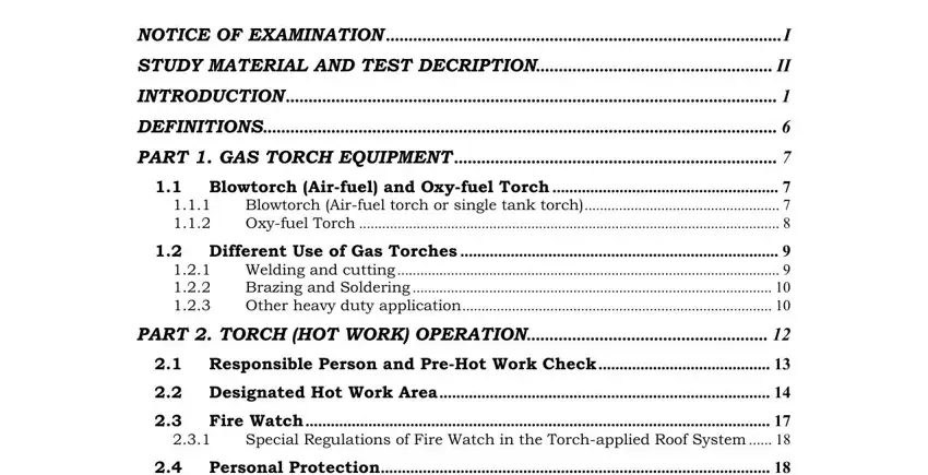 step 1 to filling out nyc hot work permit