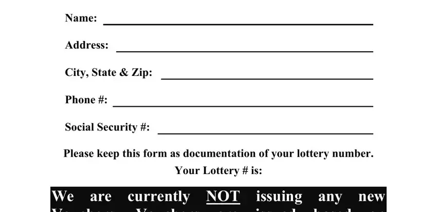 portion of empty spaces in lottery houston housing