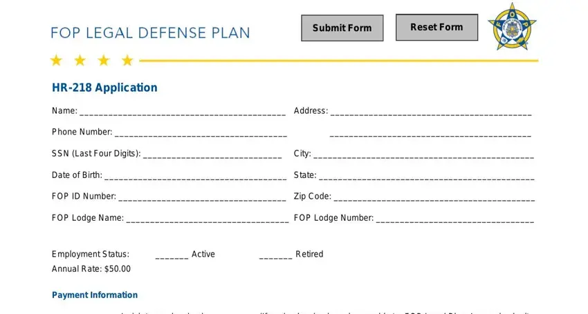 stage 1 to completing how do i get my hr 218