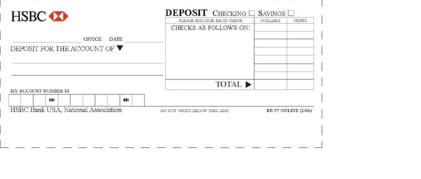 hsbc bank deposit slip download blanks to consider