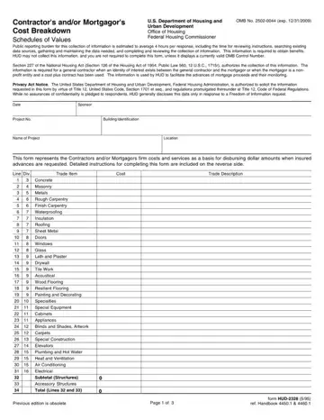 Hud 2328 Form Preview