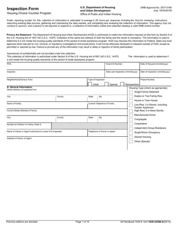 Hud 52580 A Form Preview