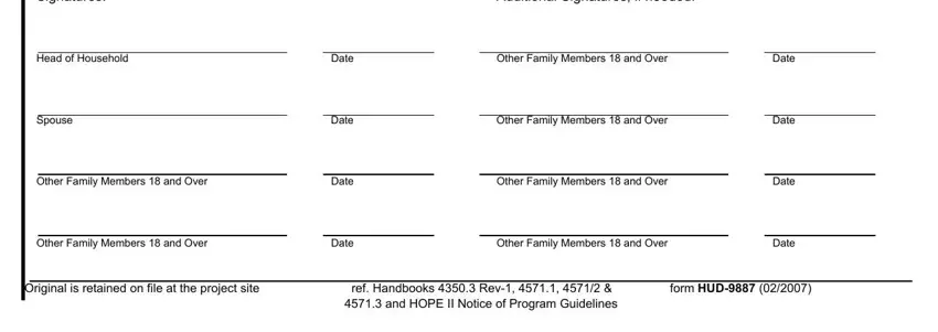 stage 1 to filling out hud consent for release of information