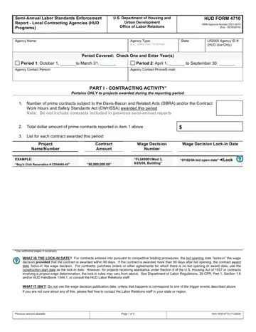 Hud Form 4710 Preview