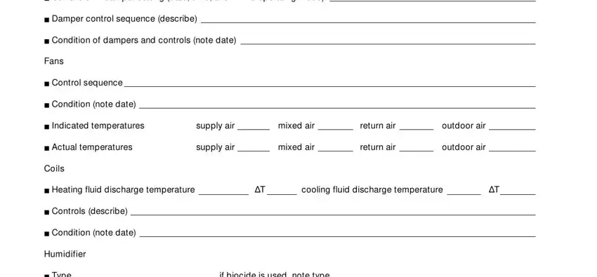 Finishing hvac preventive maintenance checklist template stage 4