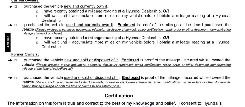 Completing hyundai gas reimbursement part 2