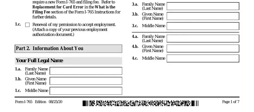 I 765 Form ≡ Fill Out Printable PDF Forms Online