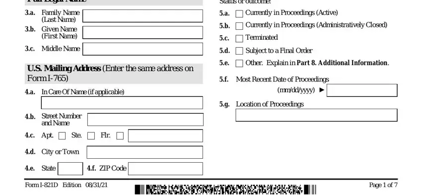 Filling out daca form renewal part 2