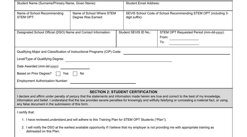 i983 form online fields to fill out