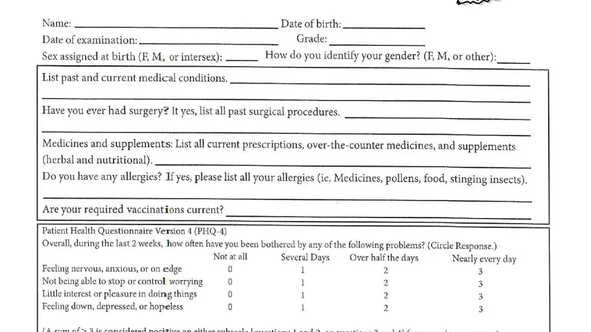 part 2 to completing indiana sports physical form 2021