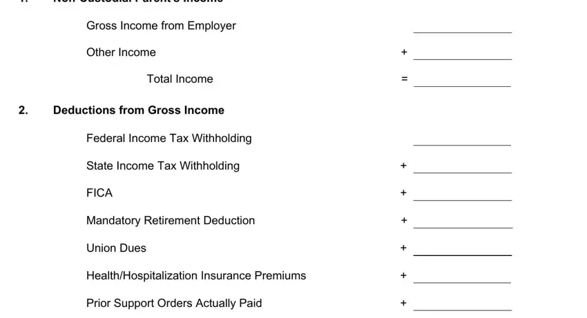 how is child support calculated in illinois empty spaces to consider