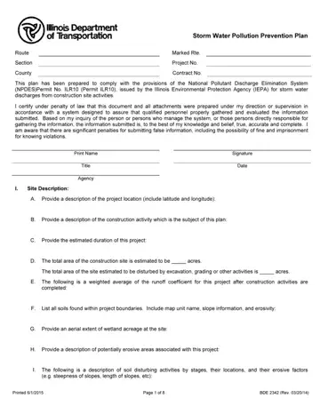 Illinois Form Bde 2342 Preview
