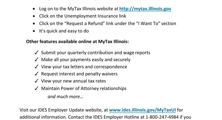 form iu 28 site ides illinois gov fields to fill out