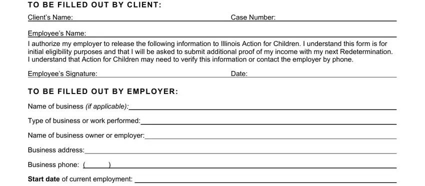 portion of gaps in self employment income verification form illinois